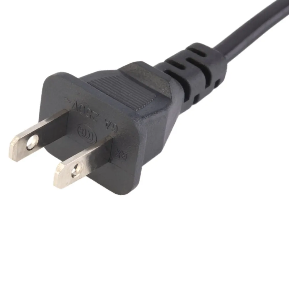 1 Pcs high quality 1.5m Power Cords New AC Supply Adapter Cord Cable Connectors 2 pin 2-prong US Plug dropshipping | Компьютеры и офис