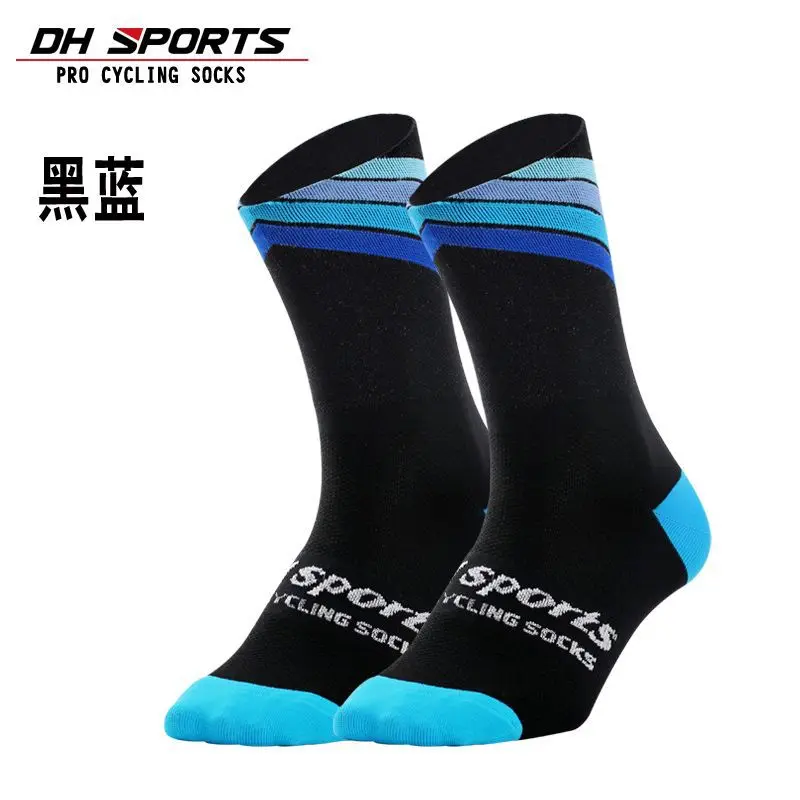DH SPORTS Pro, лучшие спортивные носки, ветрозащитные, Coolmax, теплые, погодные, высокие, велосипедные носки, сумасшедшие, баскетбольные, для бега, спортивные, defeet носки