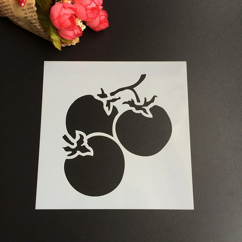 Трафарет с распылителем для украшения торта 13 х13 см 1 шт. | Дом и сад