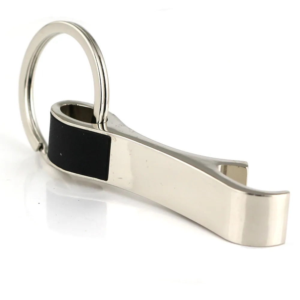 Брелок для открывания пивных бутылок позолоченный кожаный полированный хром