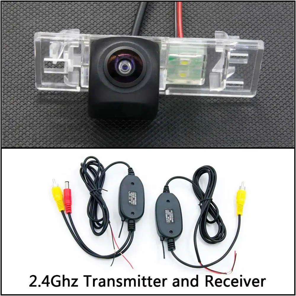Camera With Wireless 175 градусов HD резервная камера заднего вида для peugeot 407 406 coupe 106 1007 307 308 607 806 807 парковочный монитор - Название цвета: Camera With Wireless