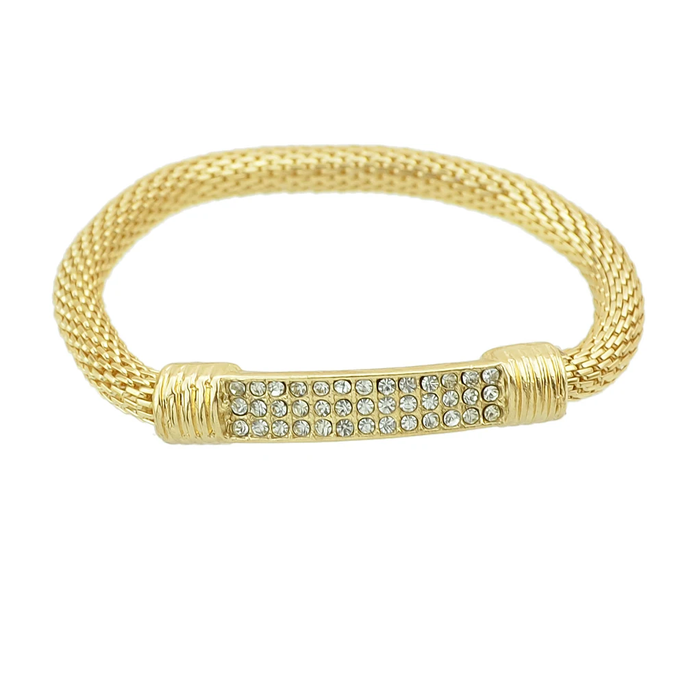 Joywish минималистский панк рок Браслеты золото Цвет Pulseira с ful горный хрусталь