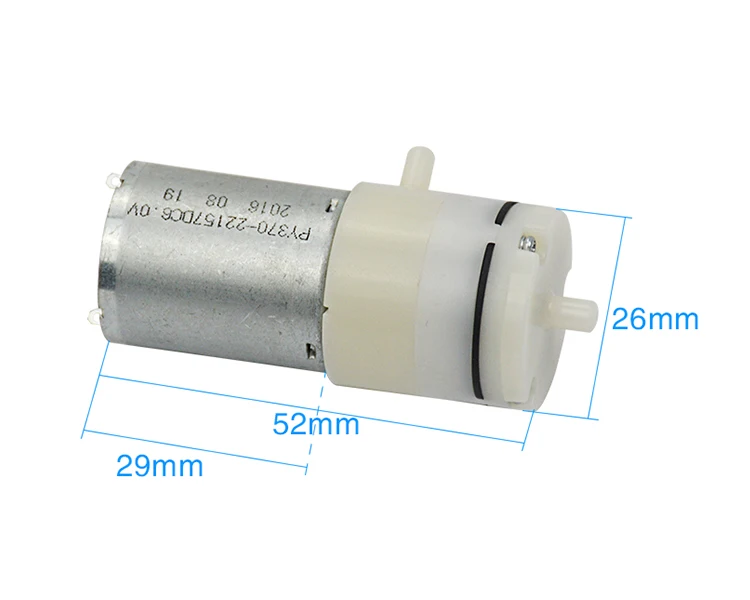 YIMAKER DC6V 370 Mute Еда класс Self-подкачивающий мембранный насос водяной насос вакуумная mикро воздушный насос