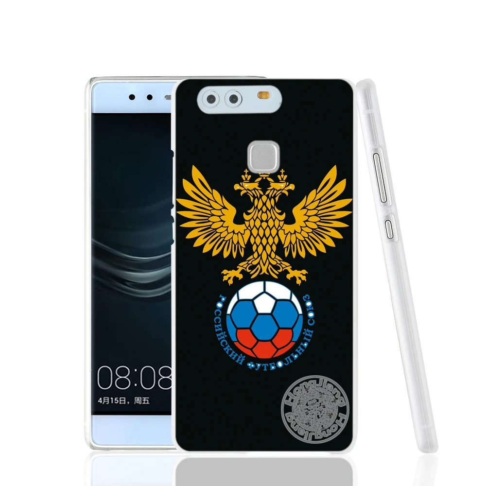 HAMEINUO Flag of Russian Federation bear eagle Cover phone Case for huawei Ascend P7 P8 P9 P10 lite plus G8 G7 honor 5C 2017 | Мобильные