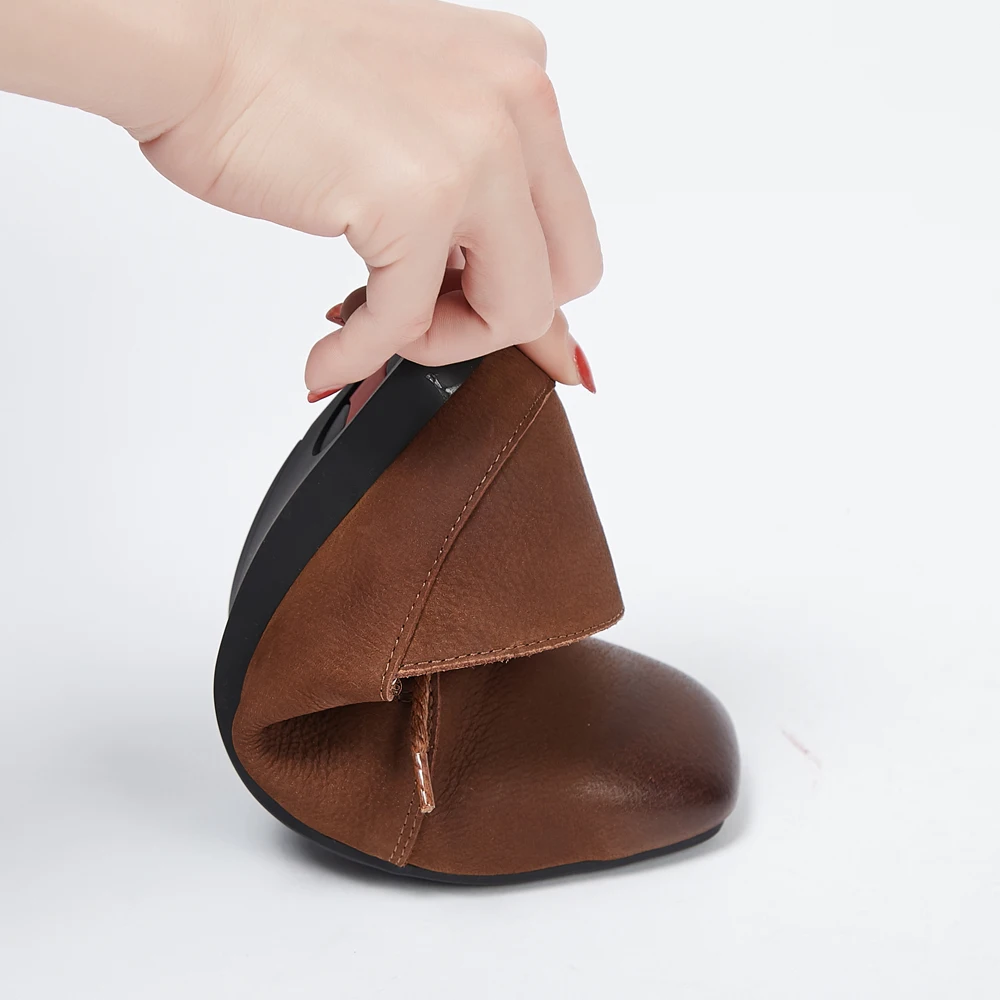 2019 spring new square head leather casual lace shoes low heel soft bottom women's | Обувь