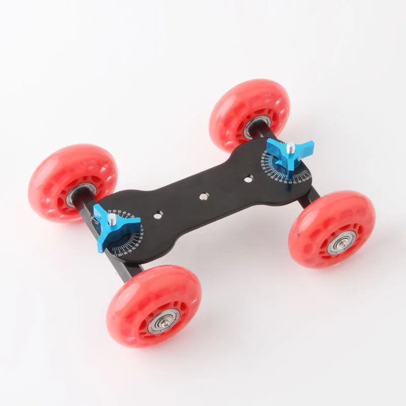 Мини Настольная камера рельсовая Автомобильная настольная тележка Видео