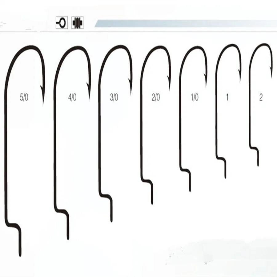 50 шт. * высота Φ Техасская группа крючок с офсетным хвостовиком Maggot Jig|crank hook|hook