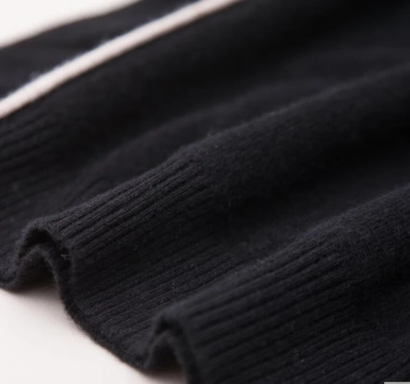 100 cashmere sweater women Black Pullover Turtleneck Solid Natural Fabric High Quality Free Shipping | Женская одежда