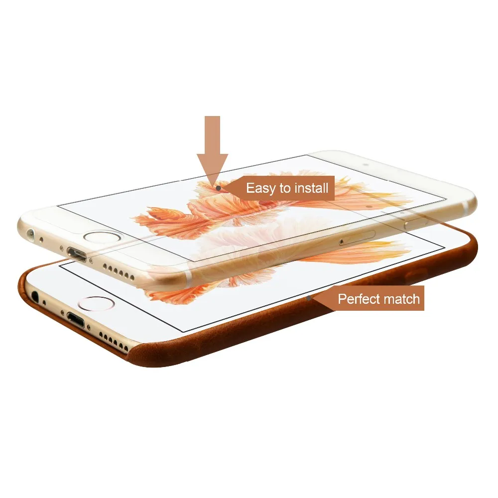 Jisoncase Чехол из натуральной кожи для iPhone 6s 6 plus 5,5 дюймов мягкая подкладка Роскошная тонкая задняя крышка для iPhone 6 plus 6s plus чехол s