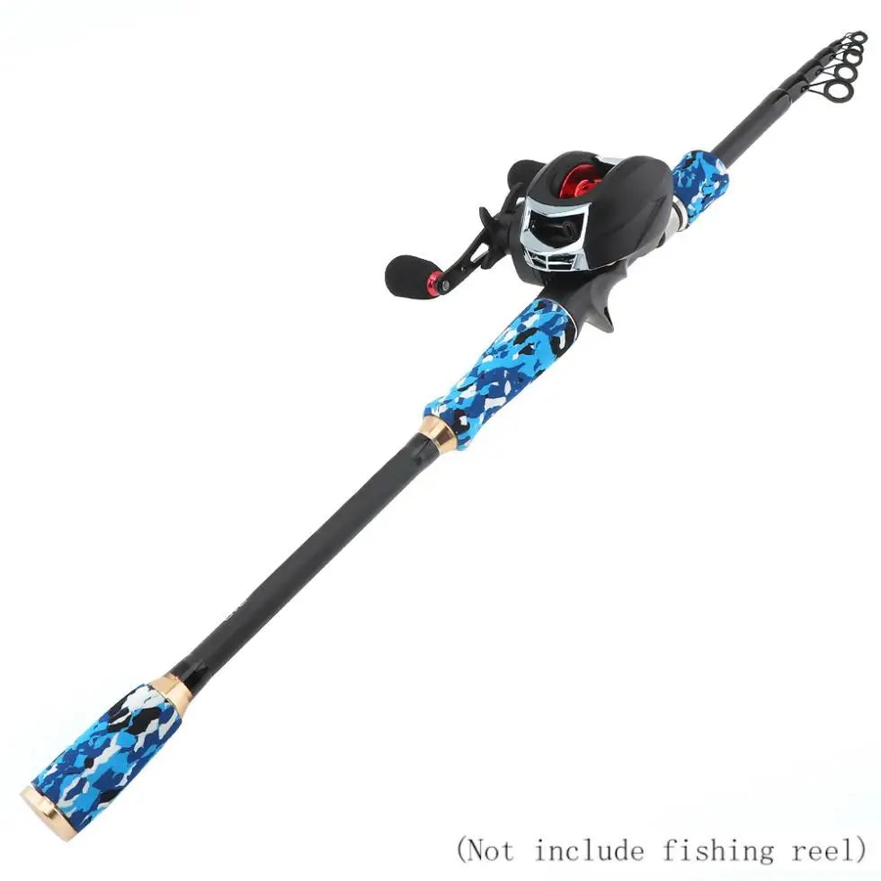 2 1 м прочная рыболовная удочка для приманки Спиннинг кастинговое удилище 5 Секций
