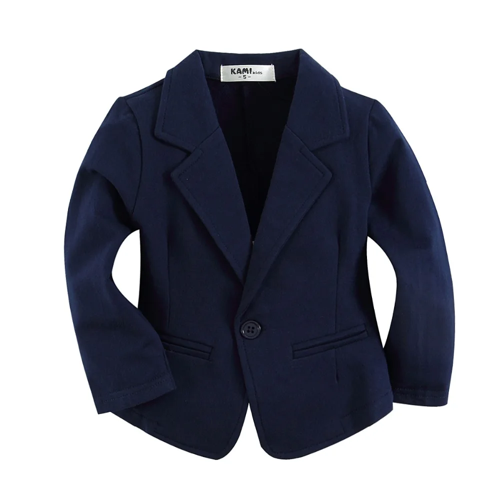 Новое поступление Трикотажный Хлопковый Блейзер 100% для маленьких мальчиков BJ11