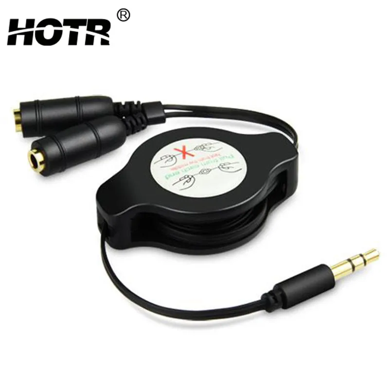 Телескопические наушники Share адаптер для обмена музыкой разветвитель удлинитель