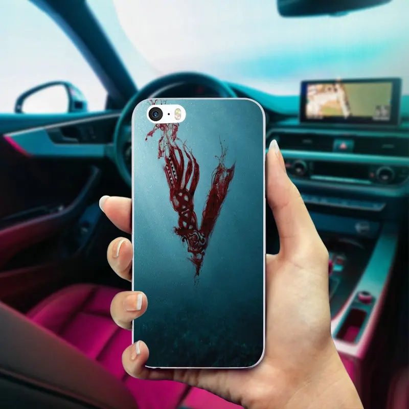 For iphone 6 Case Ragnar Lothbrok Vikings Soft TPU Mobile Phone Cover for iPhone 8 7 6S Plus X 5 5S 5C SE 4 4S Coque Bags | Мобильные