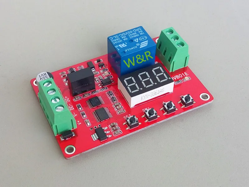 

DVB01E Isolated Digital Display Voltage Comparator 0.01V Precision Charge and Discharge Overshoot Undervoltage Protection