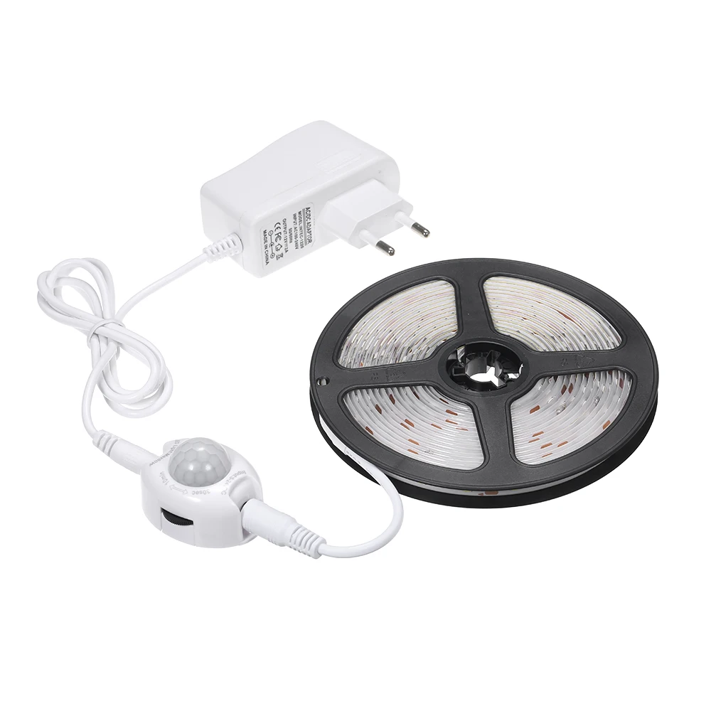2835SMD USB Светодиодная лента Лампа PIR датчик движения светодиодный светильник лента 1 м 2 м 3 м 4 м 5 М HD ТВ Настольный экран фоновый светильник смещения