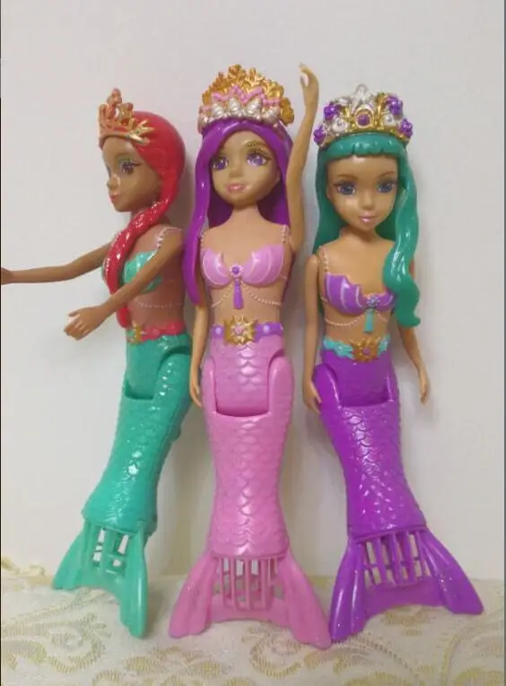 Карманный Детский Ангел Polly модель длинных волос Русалка принцесса игрушки для