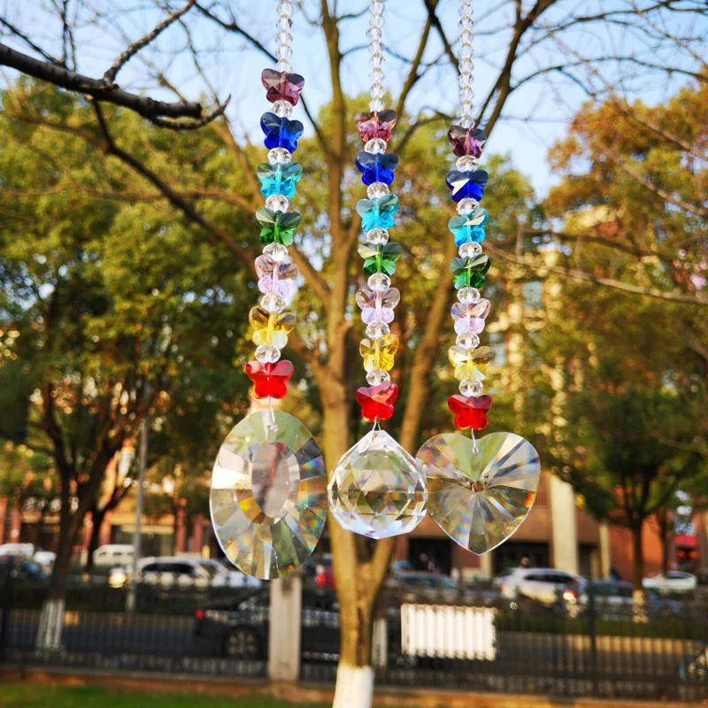 Хрустальная люстра в форме Ловца солнца 1 шт. подвеска призмы стиле фэн-шуй для