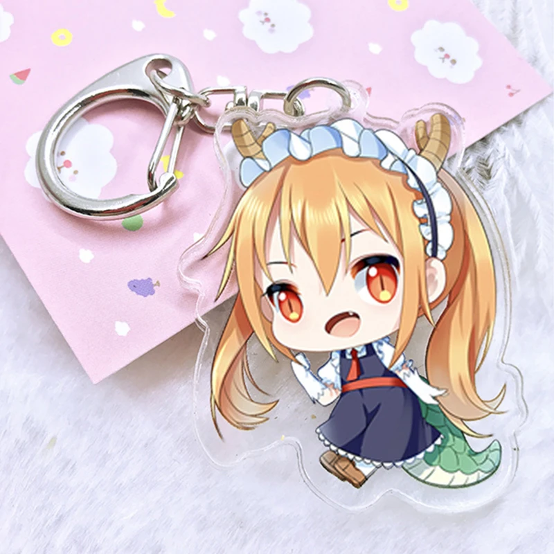 Акриловый брелок Kobayashi San Chi без горничной дракон мультяшная фигурка акриловый
