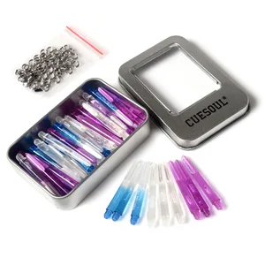 Cusoul 45 шт.компл., цветные прозрачные стебливалы длиной 46 мм