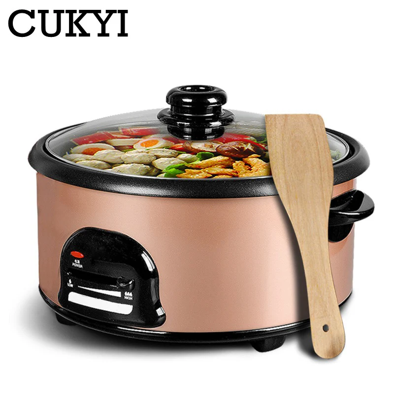 Многофункциональная электрическая мини кастрюля CUKYI 2 8 л для лапши антипригарная