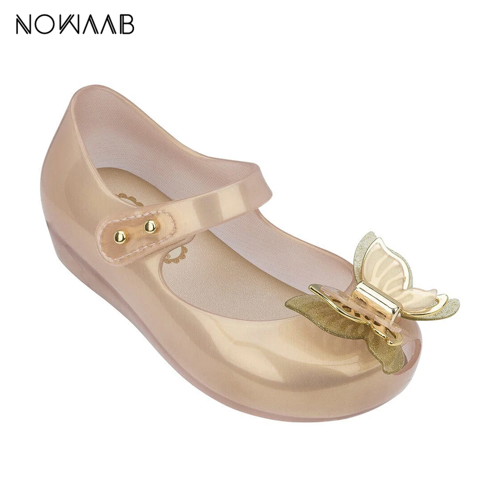 Мини Melissa Ultragirl Fly Новинка лета 2019 прозрачная обувь с бантом для девочек