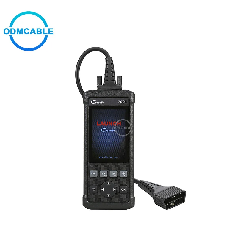 

Launch DIY считыватель кодов CReader 7001 F автоматический диагностический инструмент OBD 2 тест с 6 специальными функциями Launch X431 creader 7001