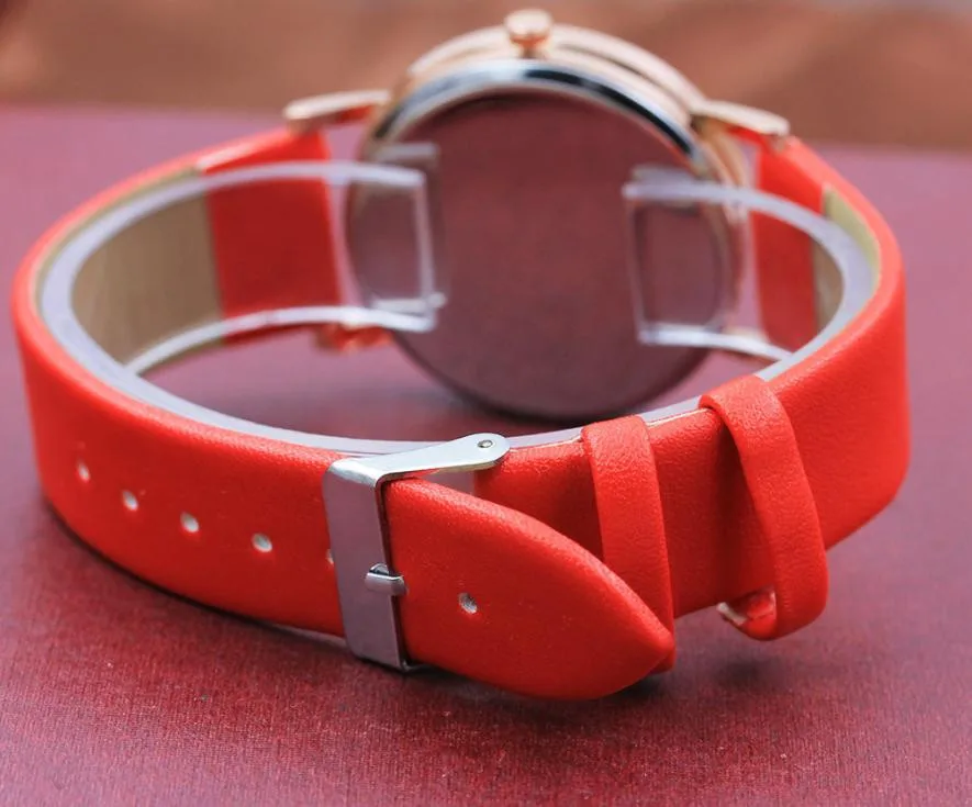 Часы Timezone #301 женские кварцевые аналоговые с кожаным ремешком и цифровым