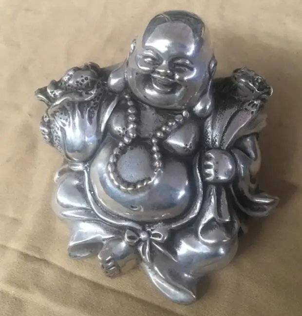 

Details about 4" Chinese Buddhism Bronze Gild Seat Happy Laugh Maitreya Buddha Statue Sculptur R0715 (B0328)