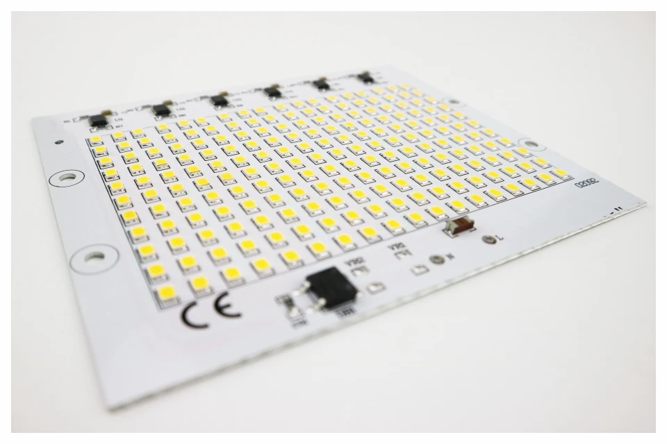 Светодиодная лампа SMD2835 с бусинами Smart IC 220 В вход 10 Вт 20 Вт 30 Вт 50 Вт 100 вт DIY для наружного прожектора прожектор холодный белый теплый белый
