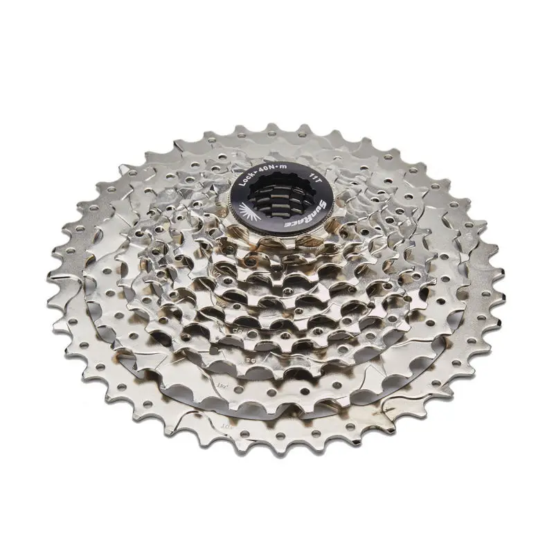SUNRACE велосипед Freewheel 9 speed Cassette т 11-40 t широкий коэффициент | Спорт и развлечения
