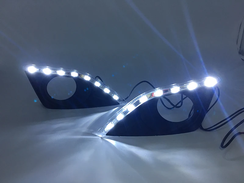 Автомобильная проблесковая 2 шт. днем Бег светильник drl для Защитные чехлы