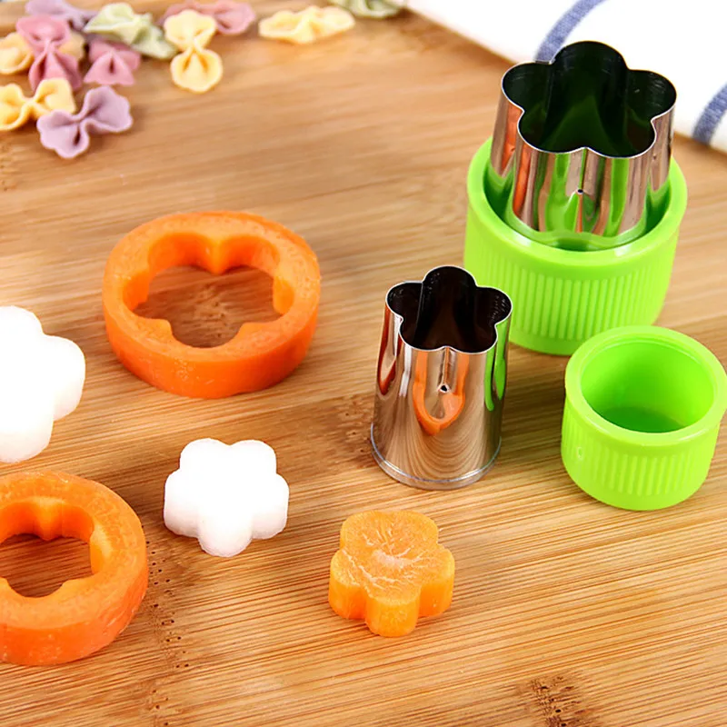 Кухня гаджеты Cookie цветок тип овощей и прессформа для резки фруктов цветочный