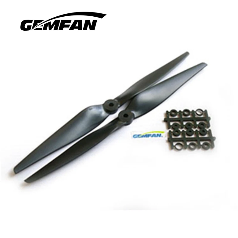 Gemfan 1150 углеродный нейлоновый Пропеллер CW/CCW Graupner Черный для RC многороторный