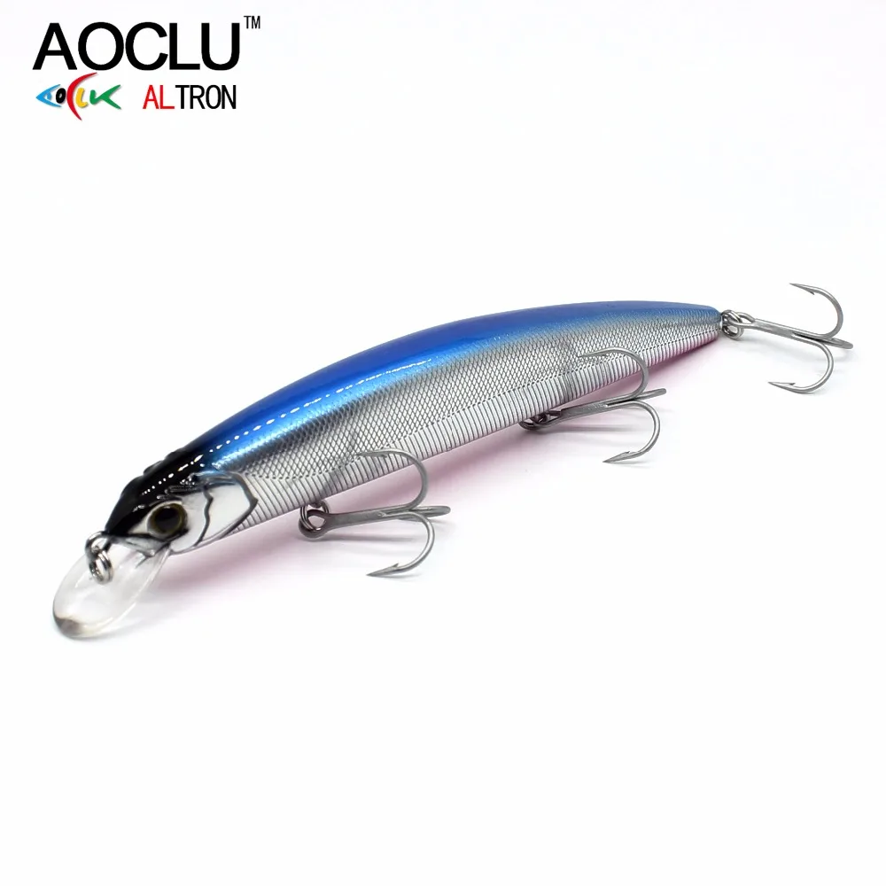 AOCLU Jerkbait воблеры 7 цветов 13 см 20 0 г жесткая приманка гольян кренк приманки для