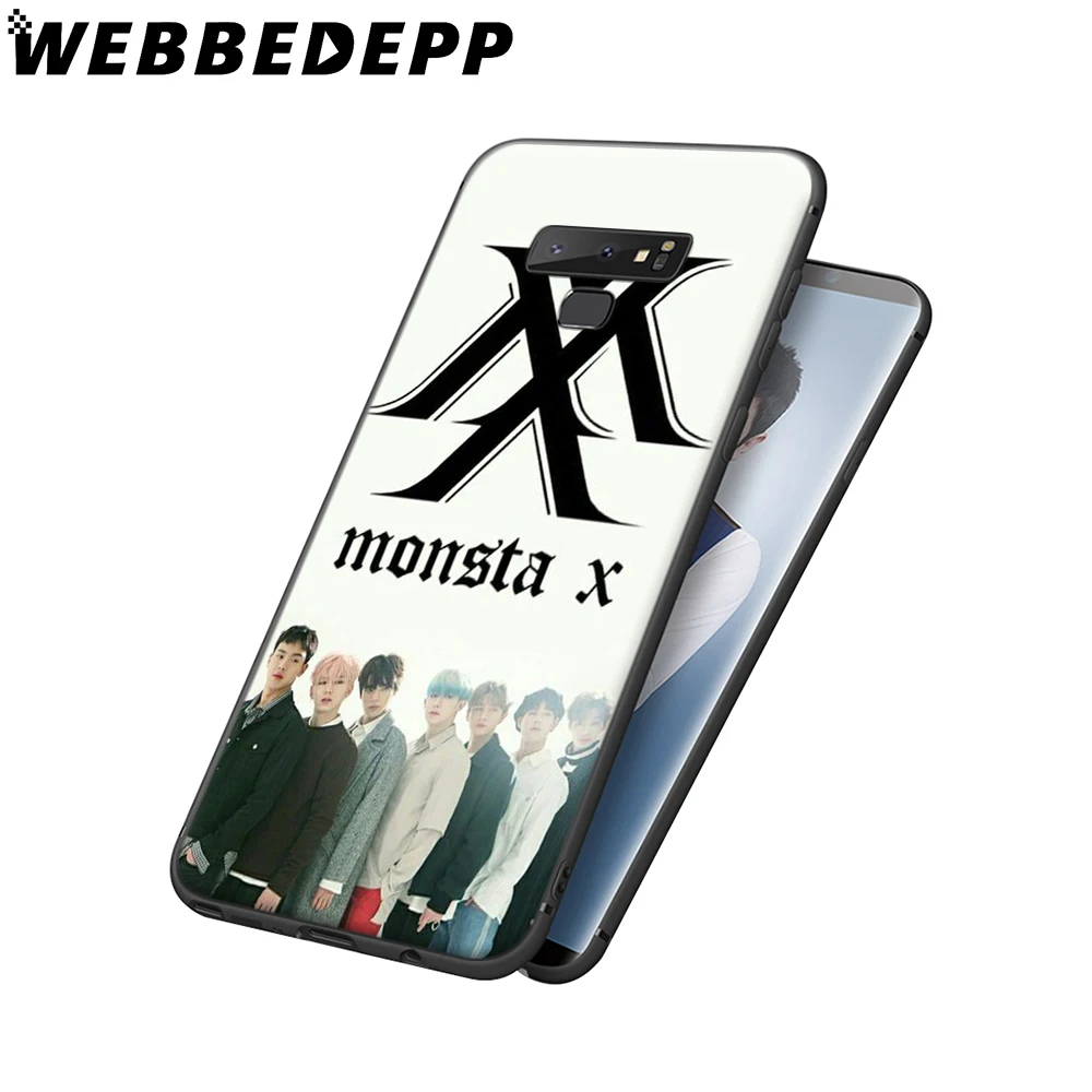 WEBBEDEPP KPOP Boy группа Monsta X мягкий чехол для Samsung Galaxy A3 A5 A6 Plus A7 A8 A9 J6 | Мобильные