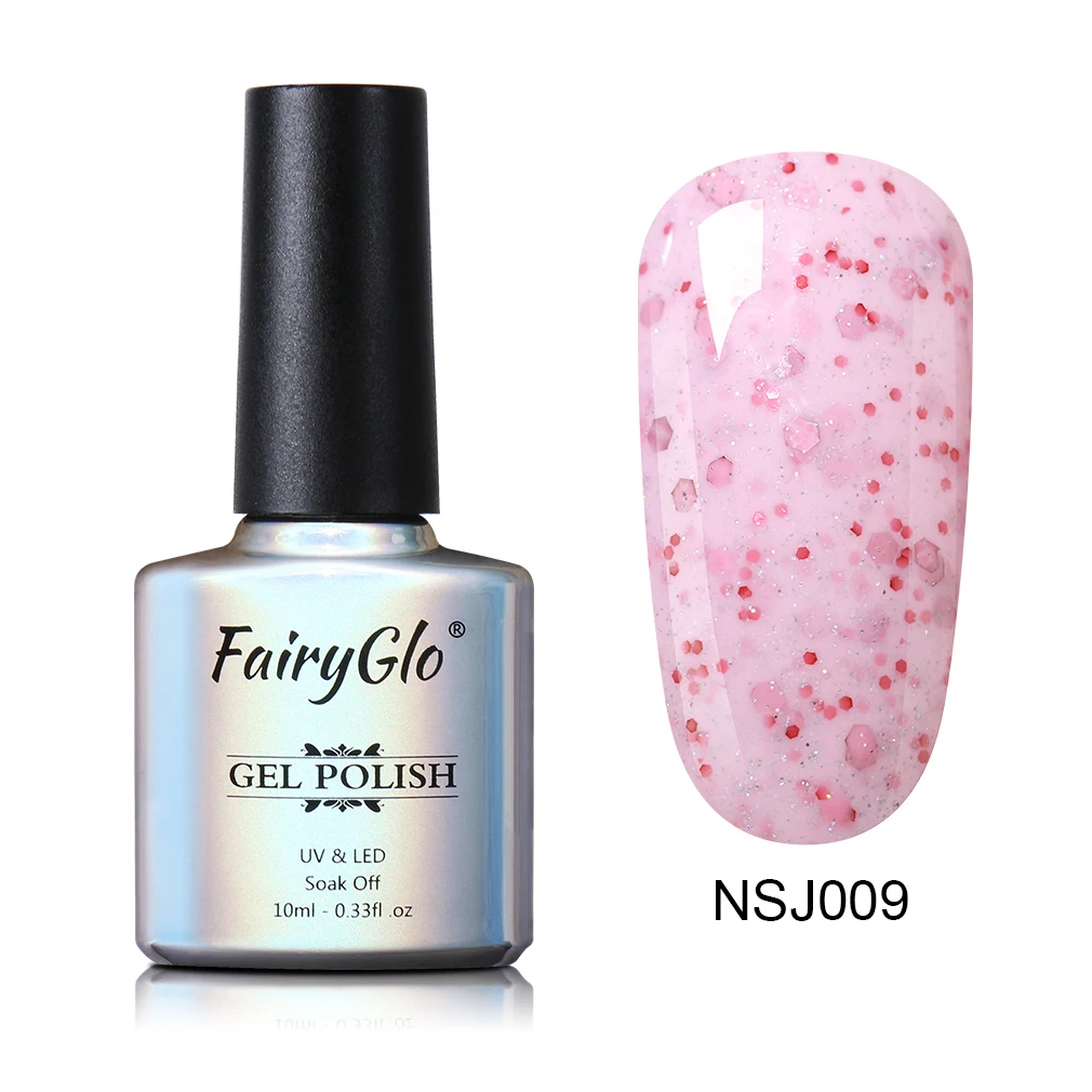NSJ009 FairyGlo 10 мл сырный песок Гель-лак для ногтей замочить от длительного действия Гель-лак для маникюра УФ-гель для ногтей Полупостоянный лак - Цвет: NSJ009