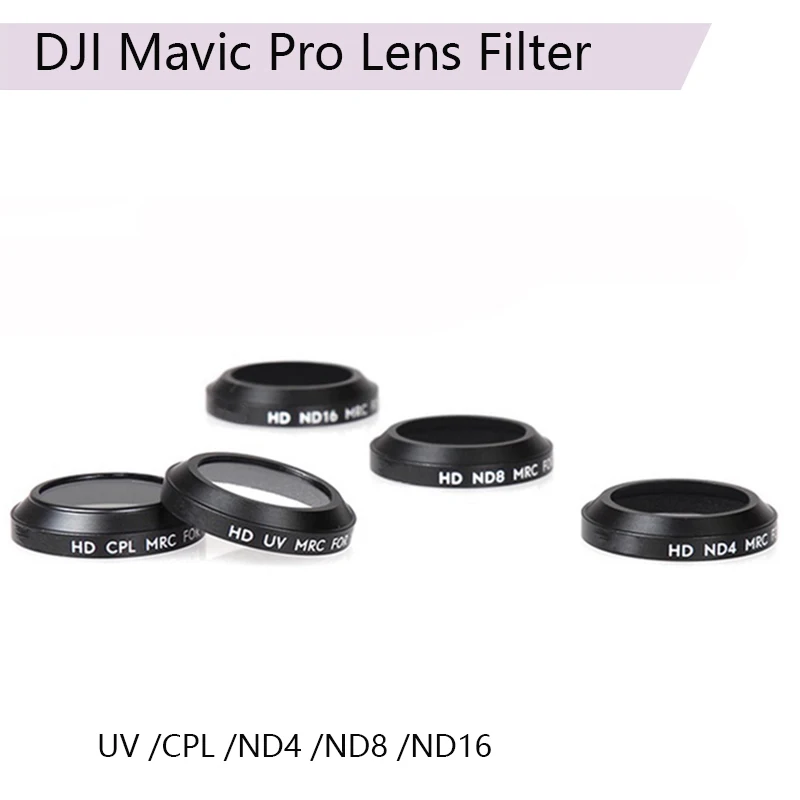 Фильтр для объектива UV CPL ND4 ND8 ND16 поляризационные фильтры DJI Mavic Pro Platinum аксессуары