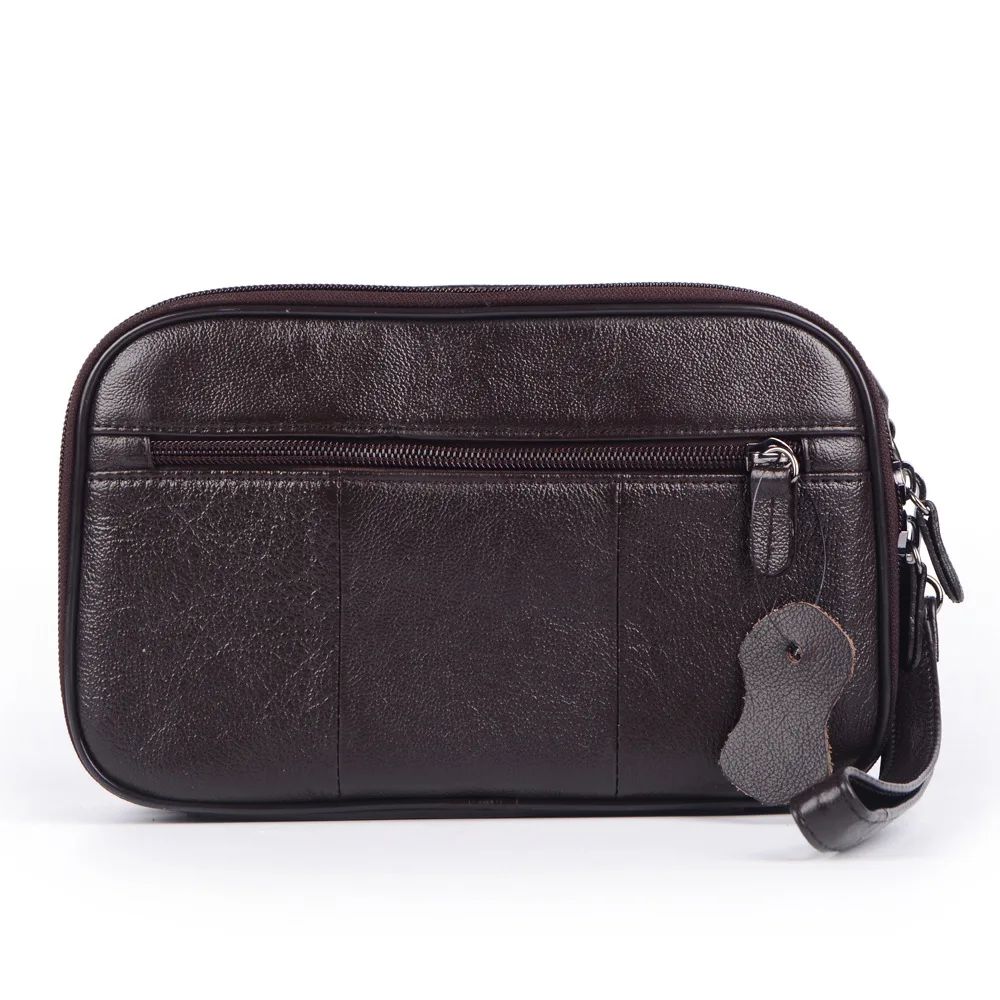 Мужской деловой клатч из натуральной кожи Ранняя сумка воловьей для сигарет