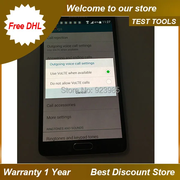 Бесплатная доставка DHL/ EMS + оборудование телекоммуникации Запчасти Note4 N910G VOLTE и