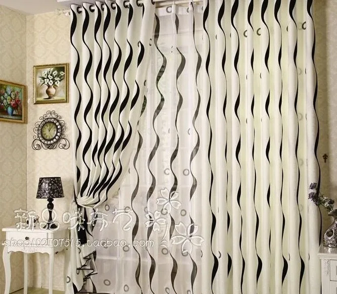 Нафарл напечатанная плотная ткань для занавесок гостиной оконные занавески