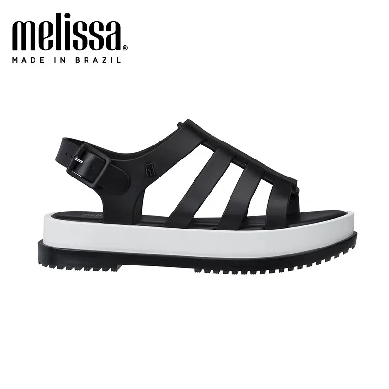 Женские сандалии Melissa бежевые в римском стиле с нескользящей подошвой
