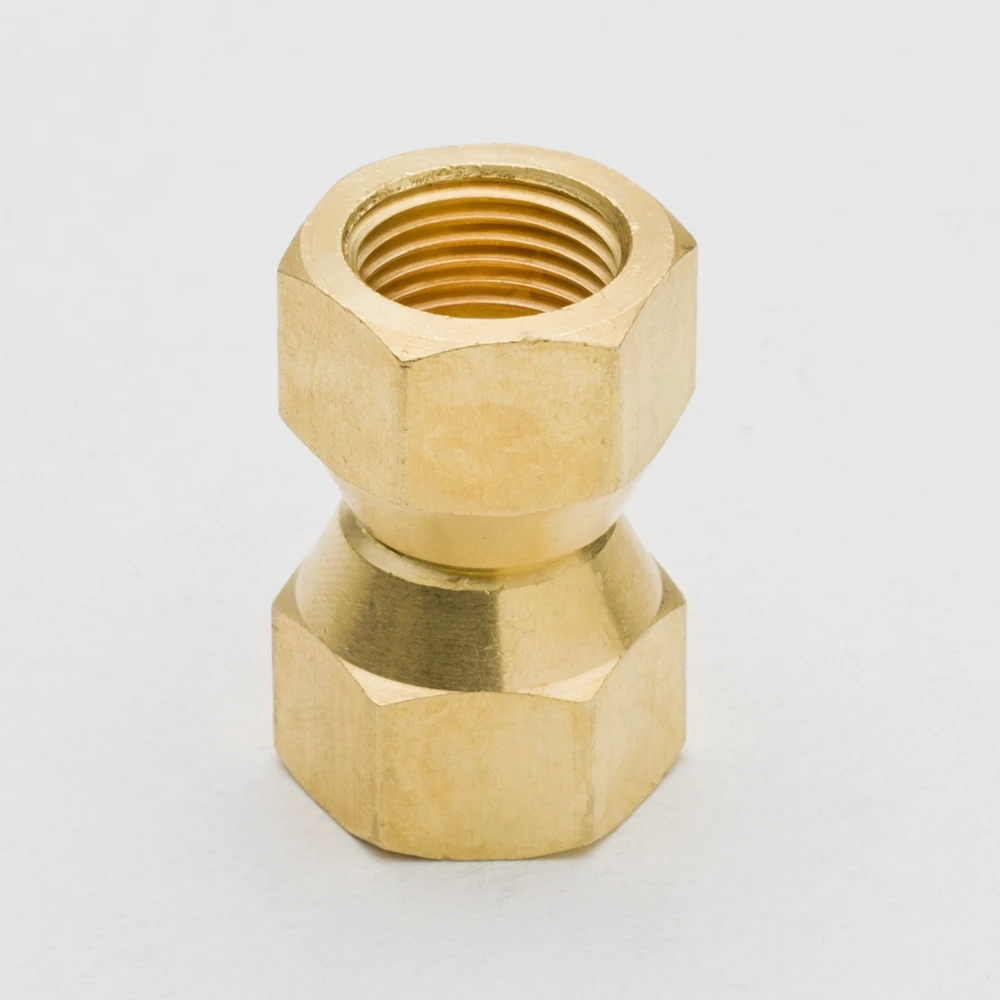2шт 1/4 &quot5/16&quot 3/8 &quot1/2&quot 5/8 &quotЛатунная Труба фитинг SAE 45 расклешенный поворотный