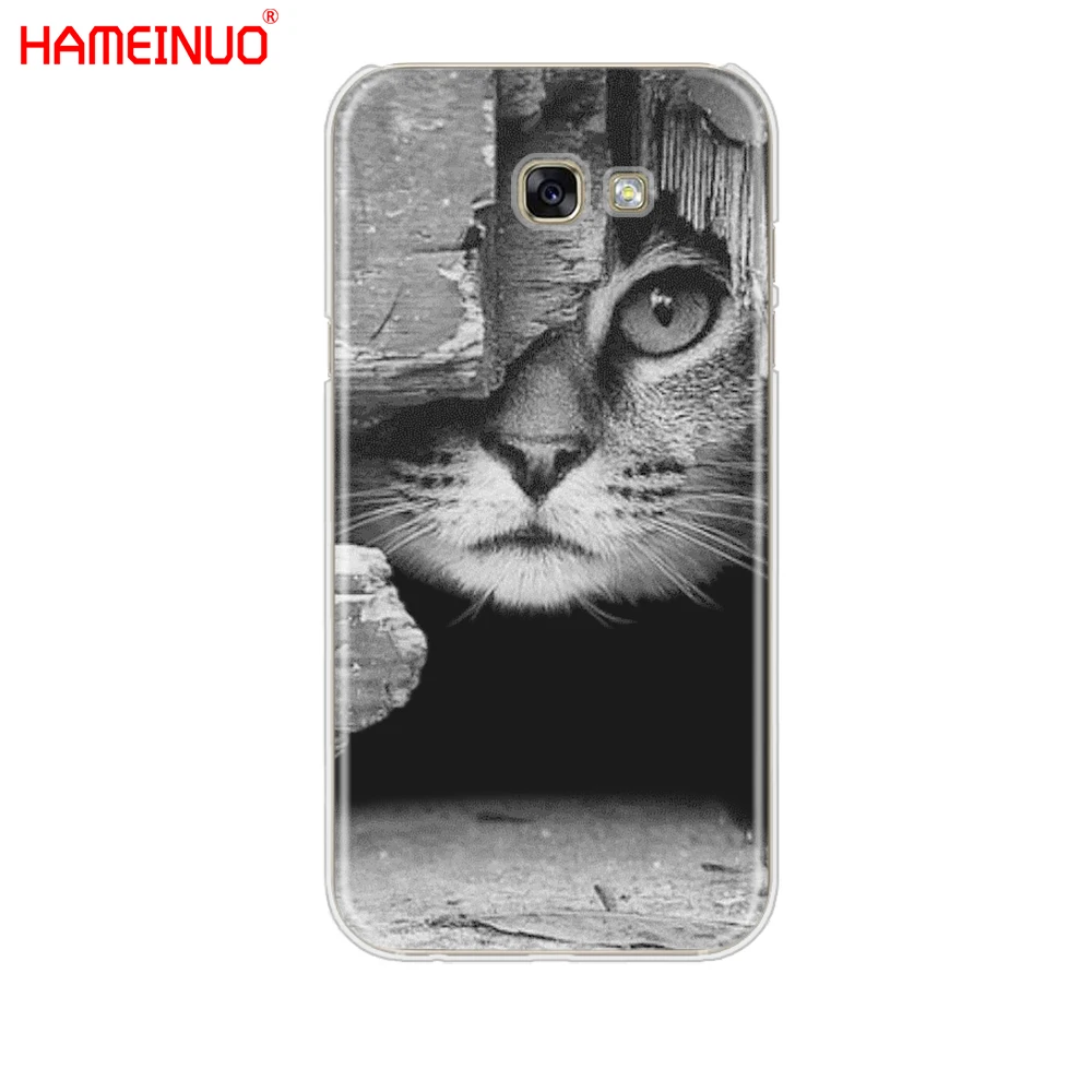 HAMEINUO чехол для сотового телефона с изображением кота Samsung Galaxy A3 A310 A5 A510 A7 A8 A9 2016 2017