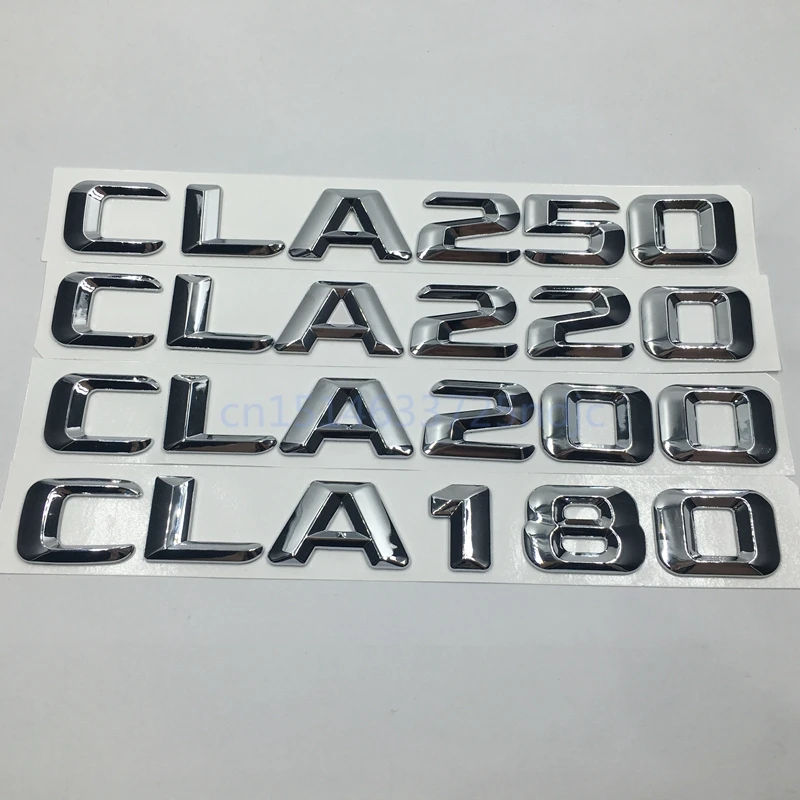 Хромированный АБС пластик CLA180 CLA200 CLA220 CLA250 задний бампер для багажника цифры