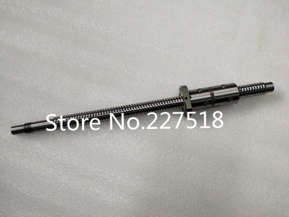 RM1605 DFU1605 300 350 400 450 500 600 650 700 800 900 1000 мм шариковый винт с двойной шариковой гайкой