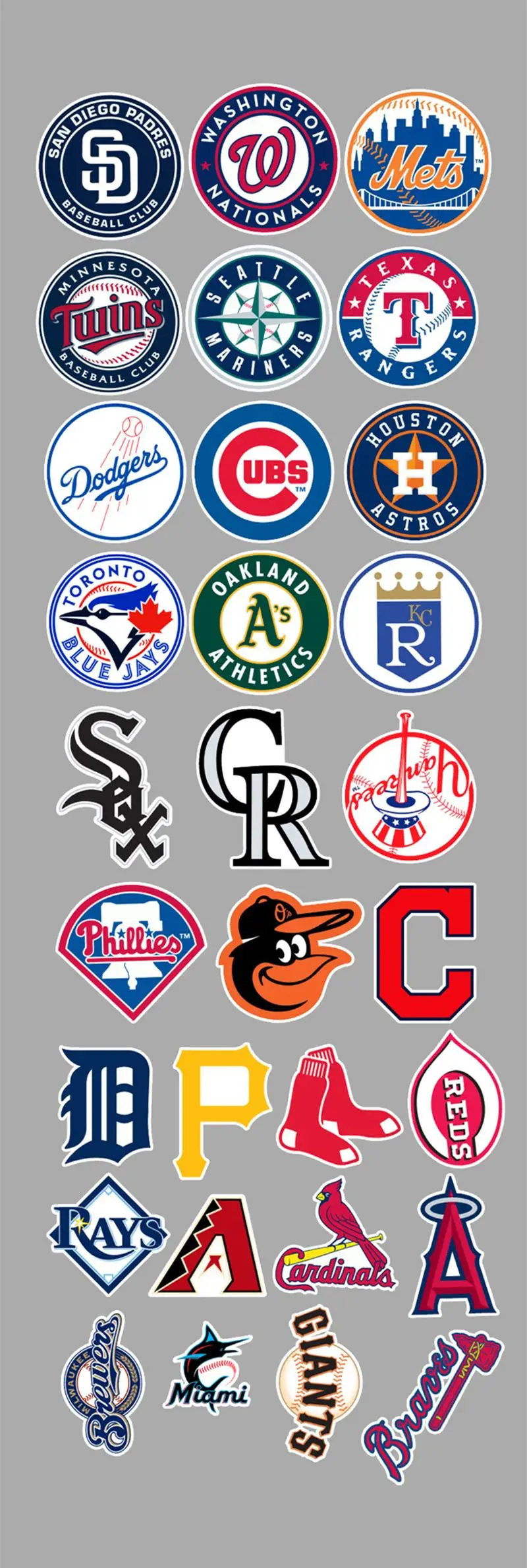 30 шт./лот, не повторяющиеся бейсбольные наклейки, брендовые граффити наклейки, скрапбукинг, мото чемодан, гитара, водонепроницаемые наклейки для скейтборда