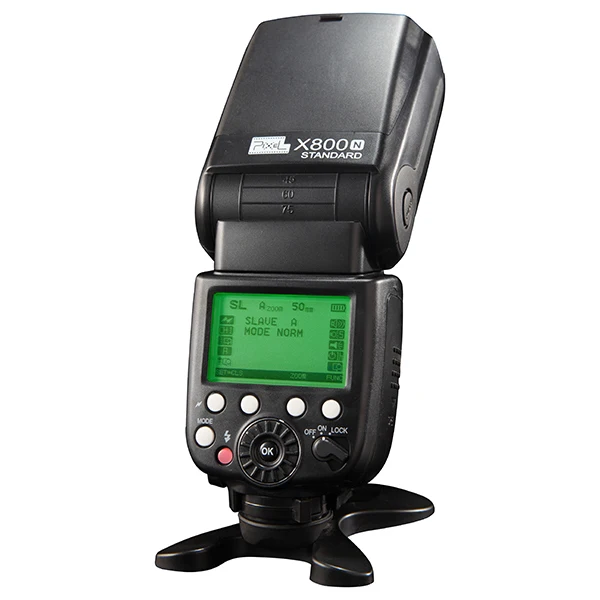 Pixel X800N Стандартный GN60 беспроводной i ttl HSS lcd вспышка Speedlite для Nikon DSLR