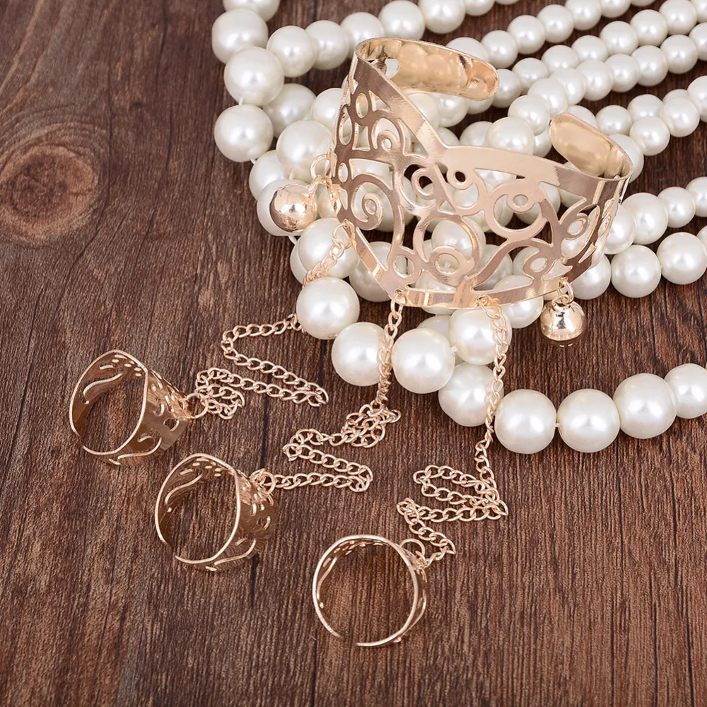 Новое поступление мода женщин золотой посеребренный манжеты ведомого браслет