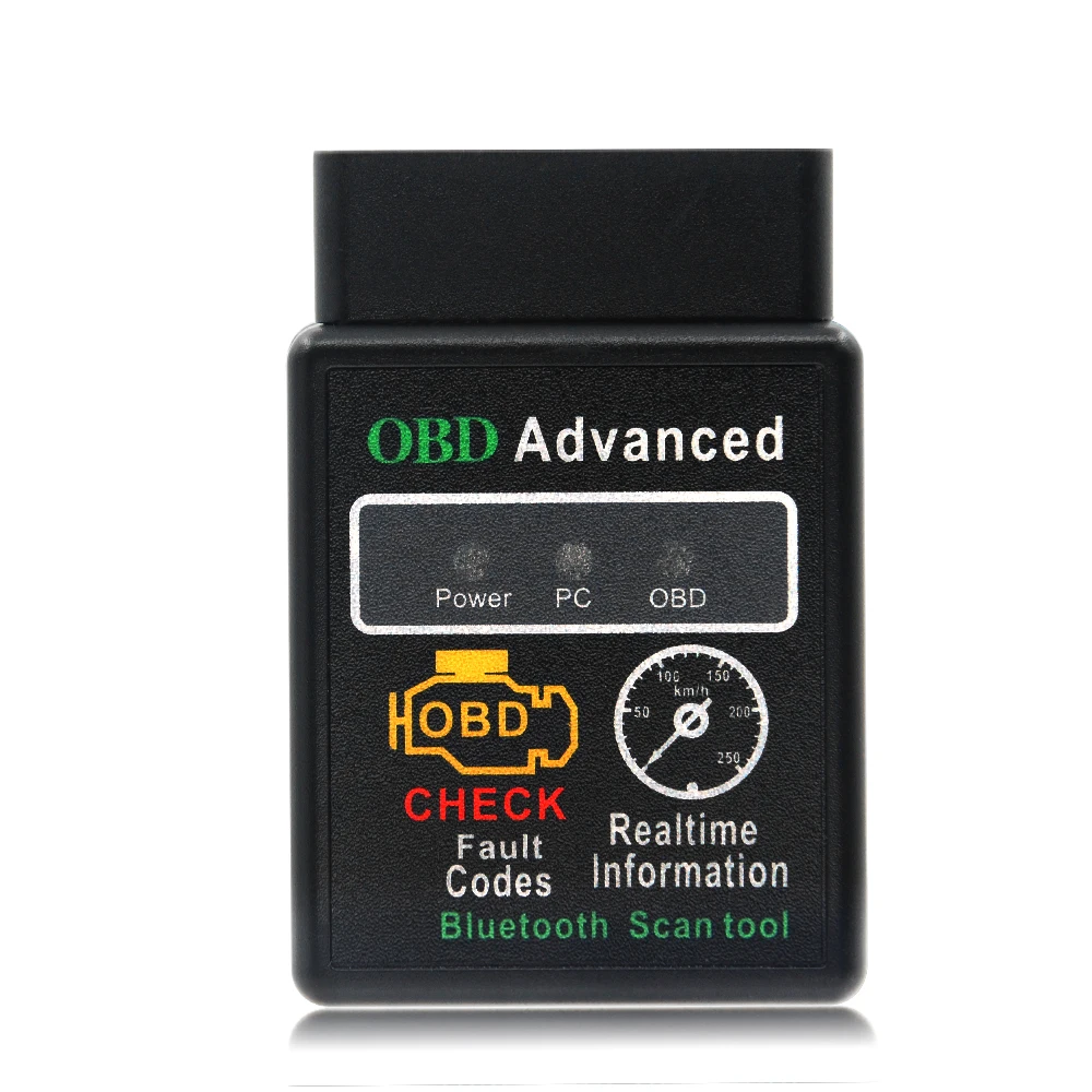Диагностический сканер OBD2 Elm327 Bluetooth V1.5 супер компактный автомобильный
