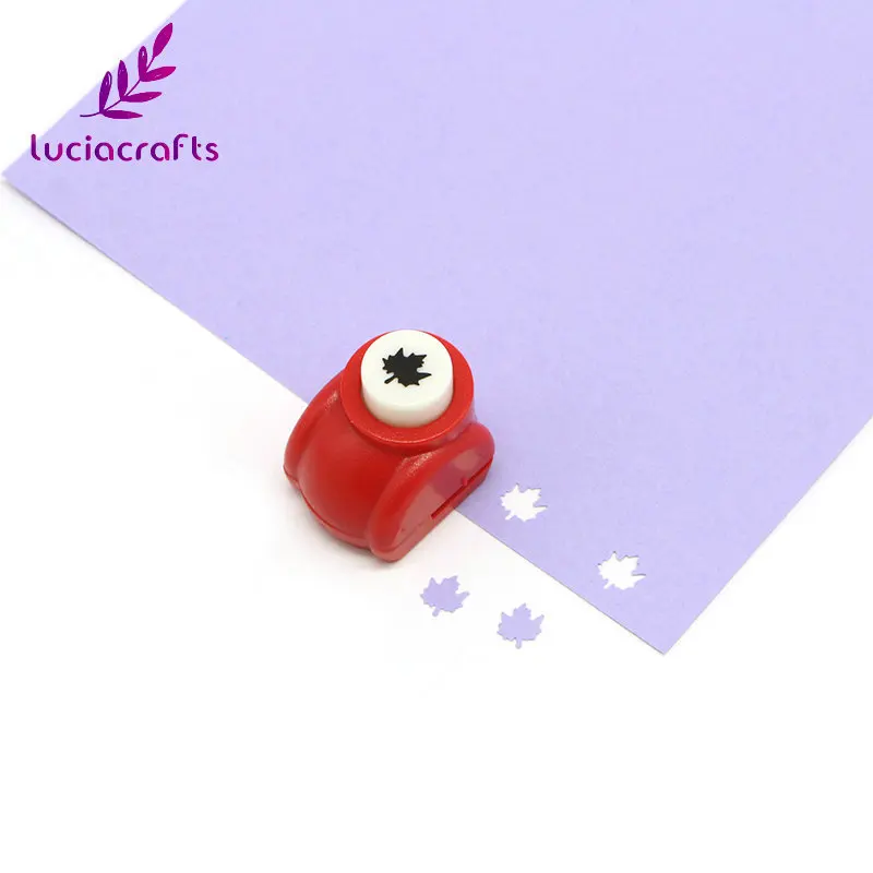 Lucia crafts 1 шт./лот 1 см дырокол для бумаги DIY ручной резак для печати карт ремесло для скрапбукинга бирок инструмент I1112 - Цвет: Type 7